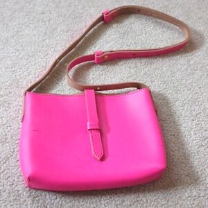 Hot Pink J Crew Cross body Purse Bag Summer Must Have